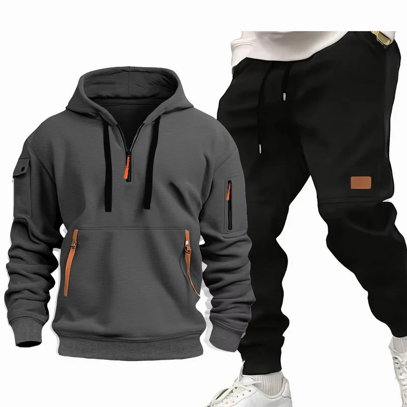 Herren Funktions-Hoodie und Jogginghose Set Drune