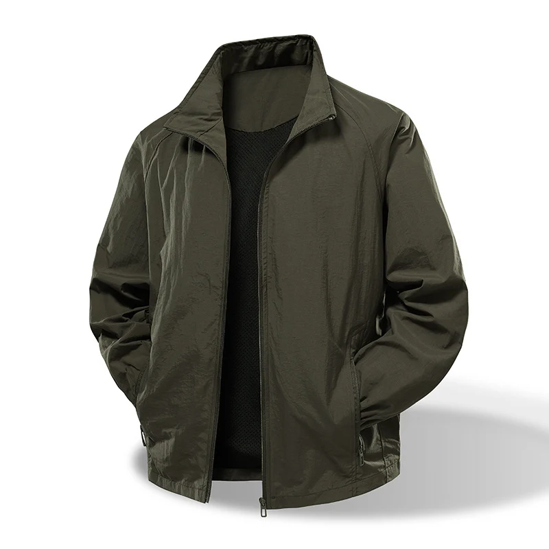 Herren Leichte Übergangsjacke mit atmungsaktiven Materialien Drune