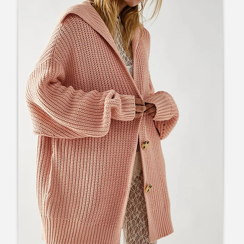 Damen Über-sized Strickjacke Drune