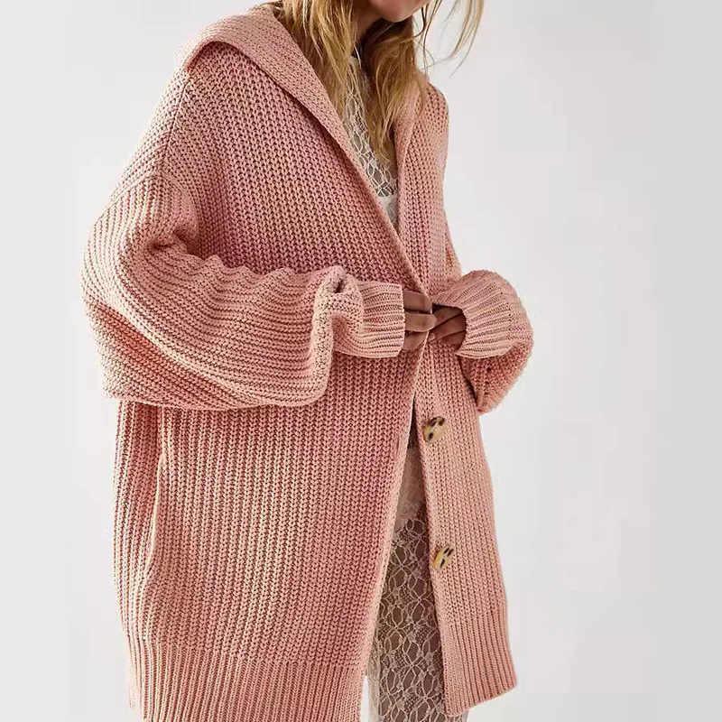 Damen Über-sized Strickjacke Drune