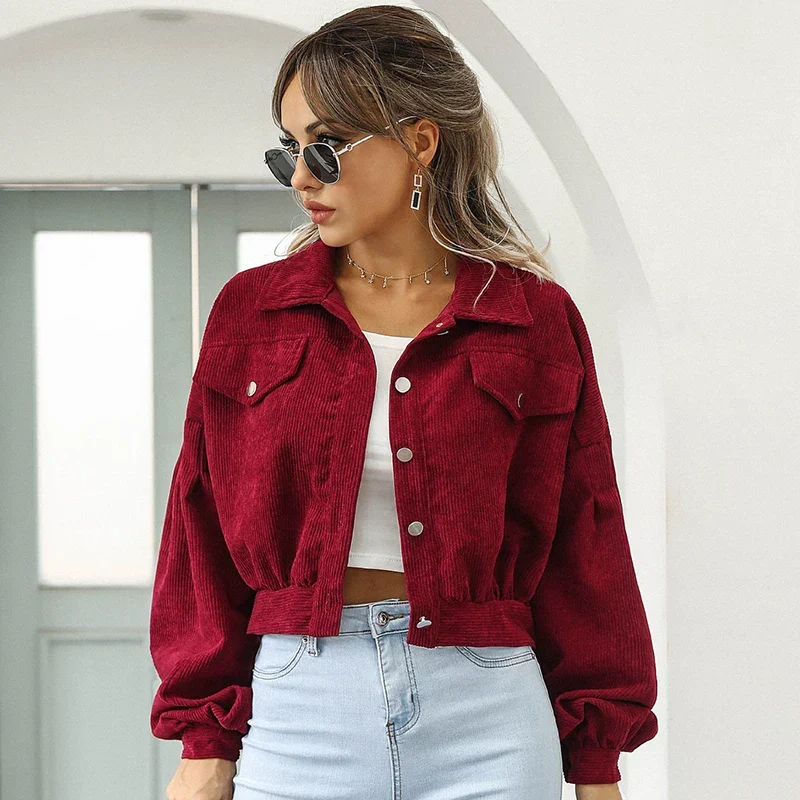 Drune | Cord Jacke für Damen - Lässig