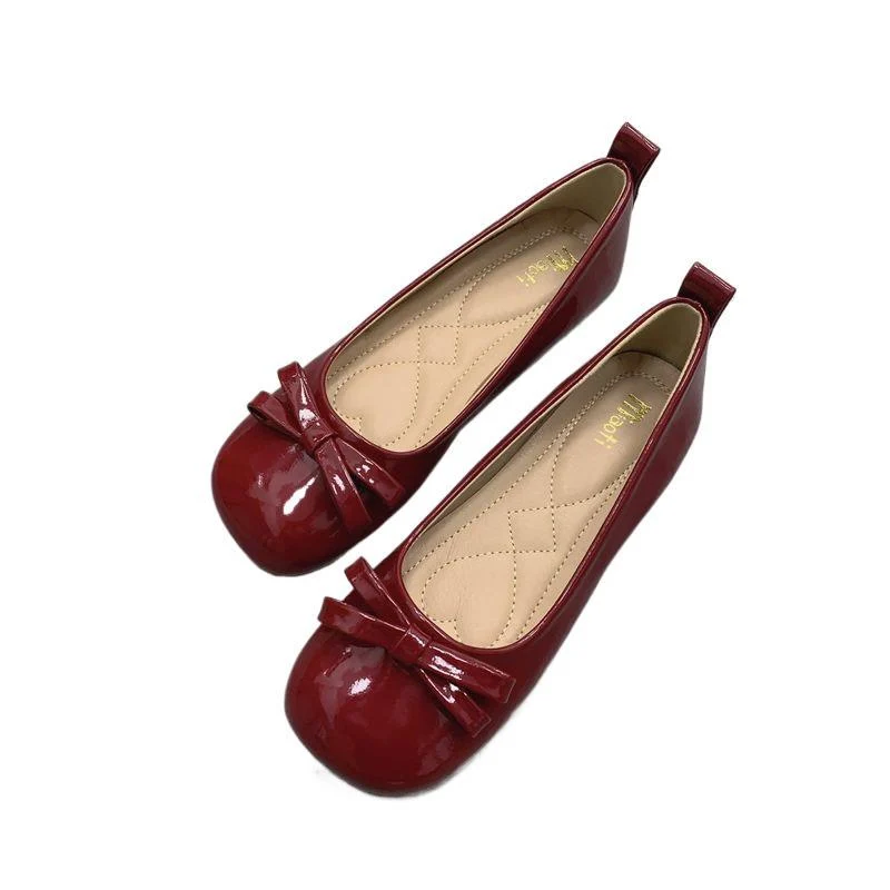 Damen Ballerina-Schuhe mit eleganter Schleifen-Applikation Drune
