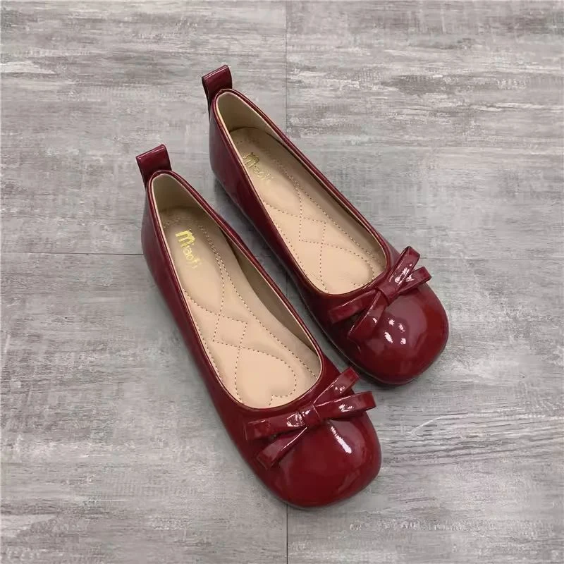 Damen Ballerina-Schuhe mit eleganter Schleifen-Applikation Drune