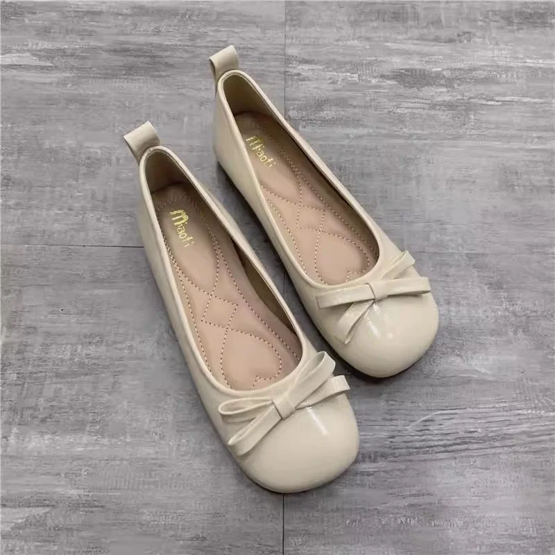 Damen Ballerina-Schuhe mit eleganter Schleifen-Applikation Drune