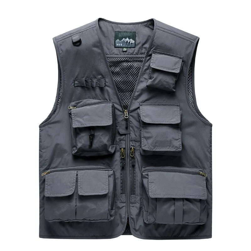 Herren Multifunktionale Outdoor-Jacke mit vielen Taschen Drune