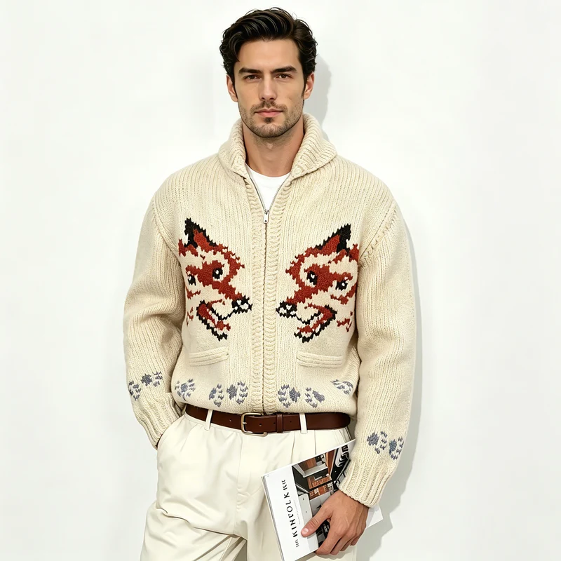 Herren Strickjacke Drune