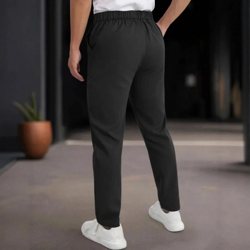 Herren stylische Slim-Fit Anzughose mit plissiertem Design Drune