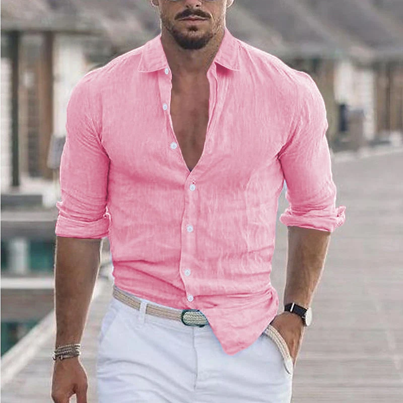 Herren Premium Hemd mit modernem Slim-Fit Schnitt und hautfreundlicher Textur Drune