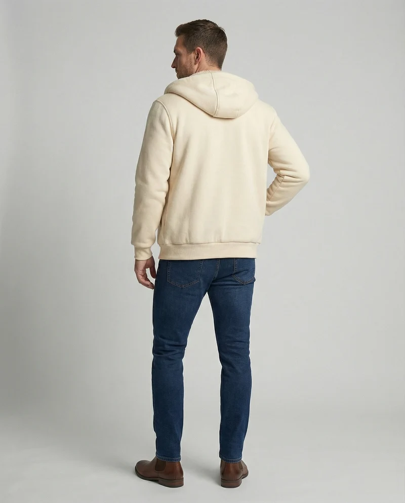 Drune | Warmer Fleecegefütterter Winterhoodie für Herren