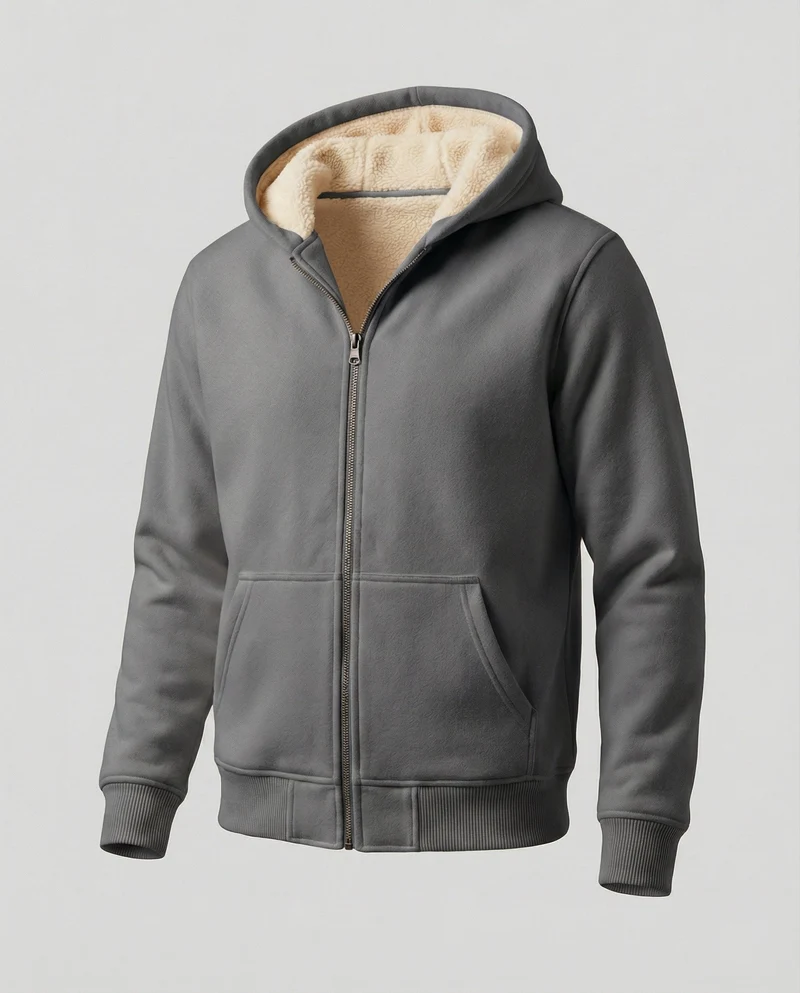 Drune | Warmer Fleecegefütterter Winterhoodie für Herren