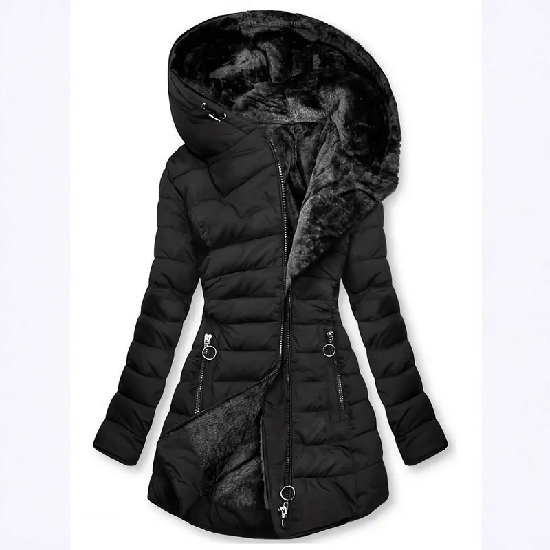 Damen Langzeit-Winterjacke mit weichem Innenfutter Drune