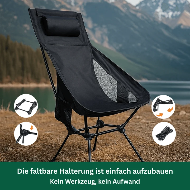 Naturwide Faltstuhl – Dein komfortabler Begleiter für unterwegs