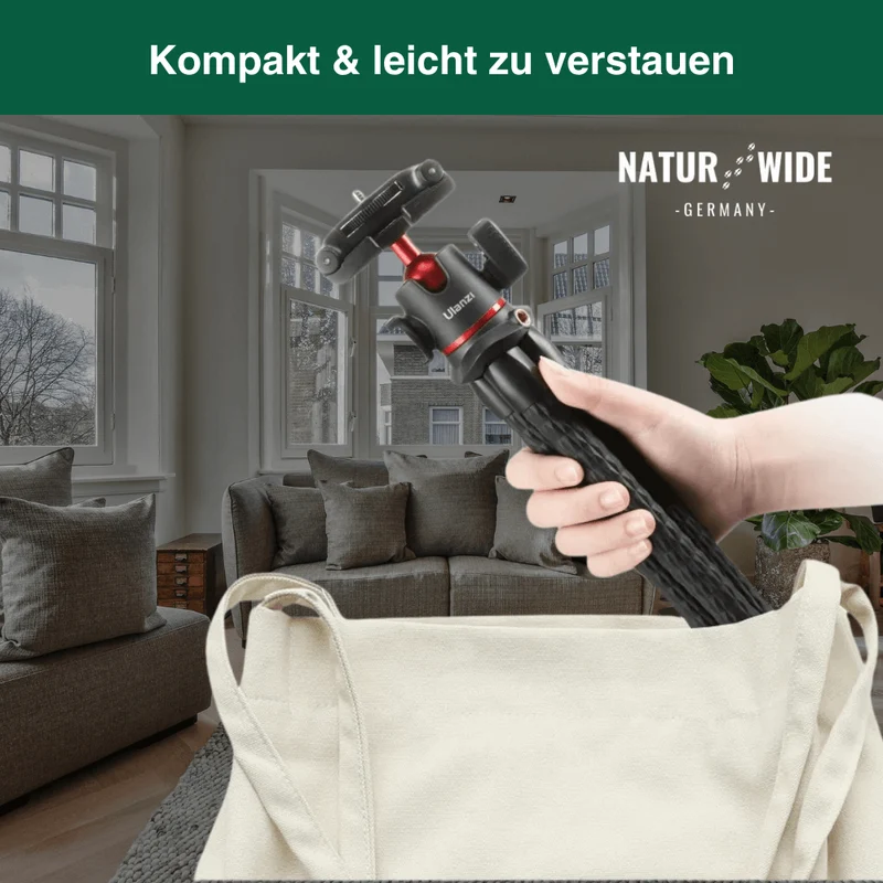 Flexibles Octopus-Stativ – Vielseitig für Kamera & Smartphone