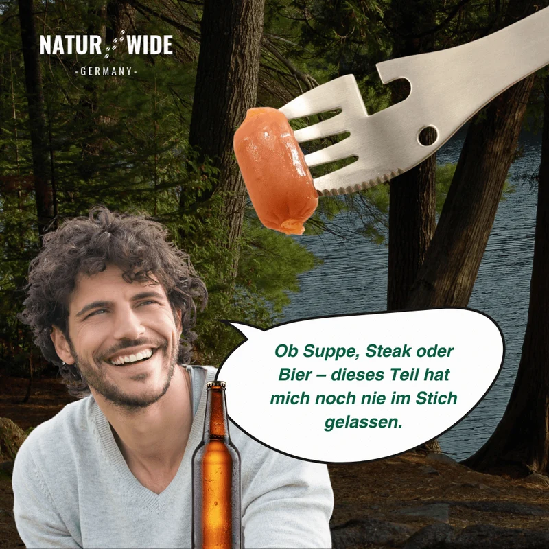 5-in-1 vielseitiges Outdoor-Besteck