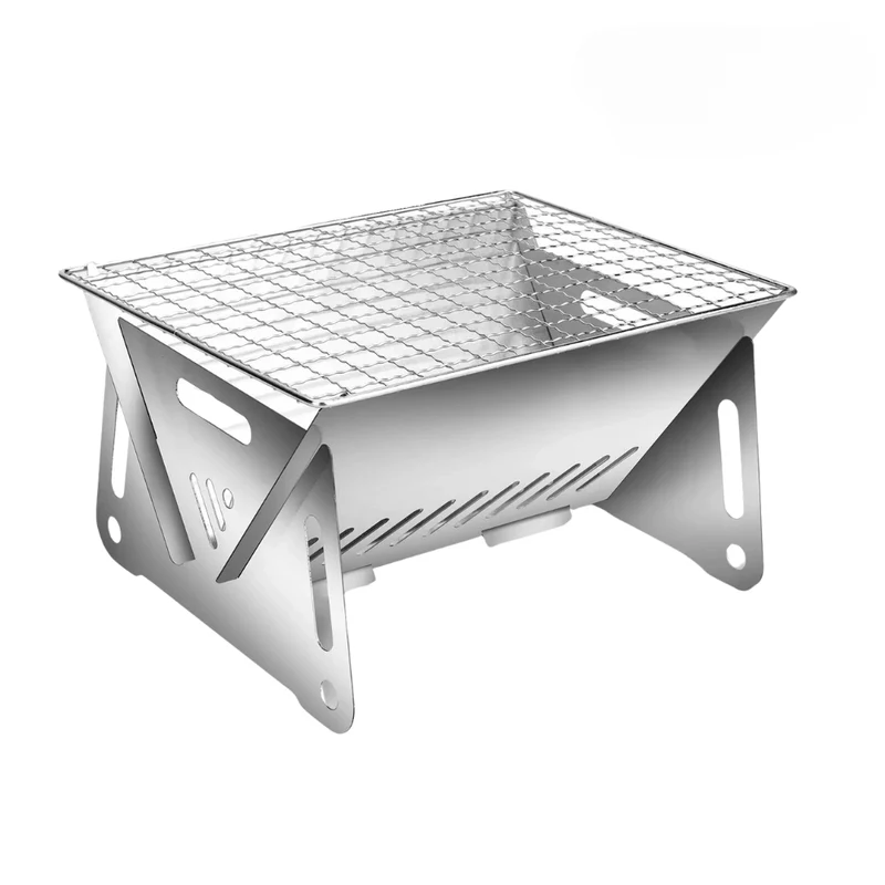 Klappbarer Edelstahl-BBQ-Grill