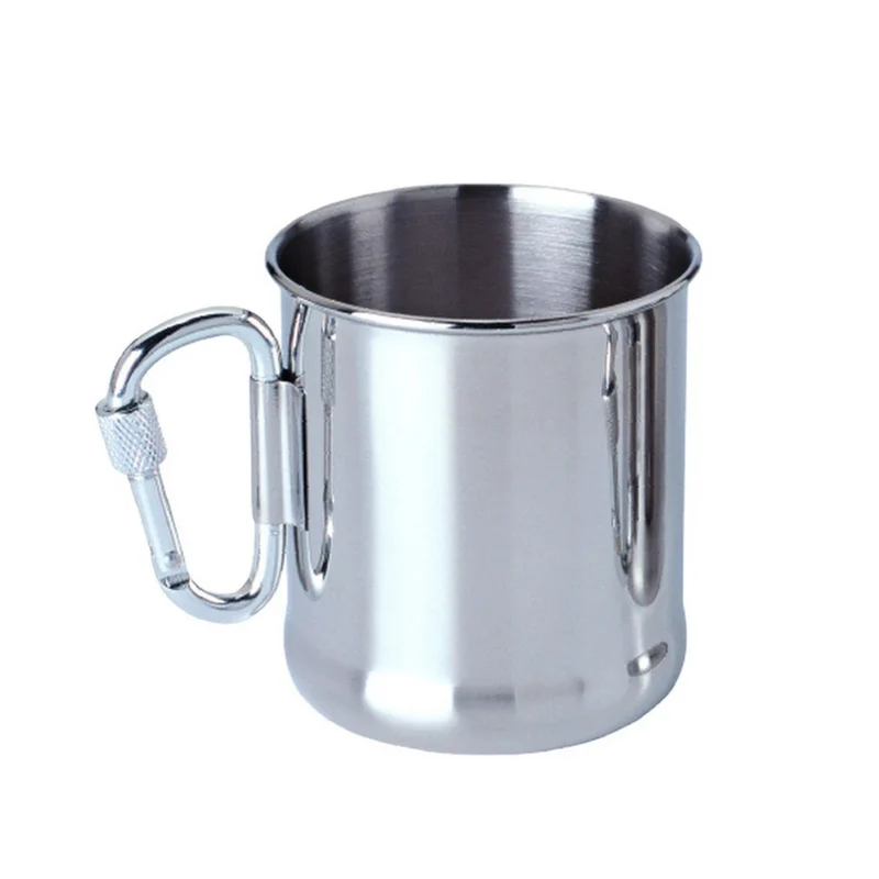 Robuster Edelstahl-Campingbecher