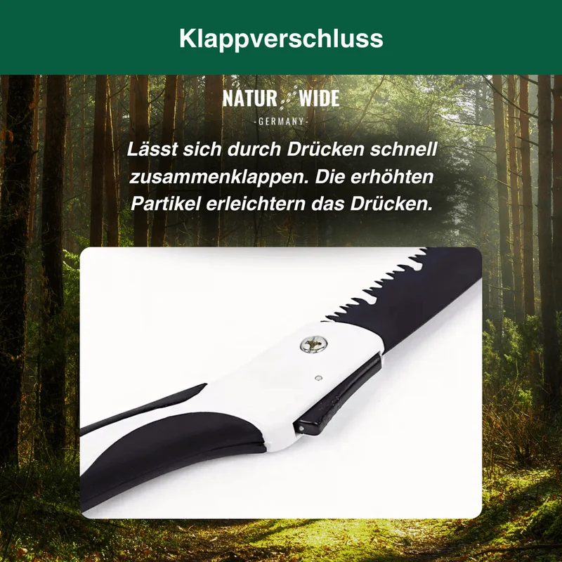 Klappbare Outdoor-Säge für Camping & Garten