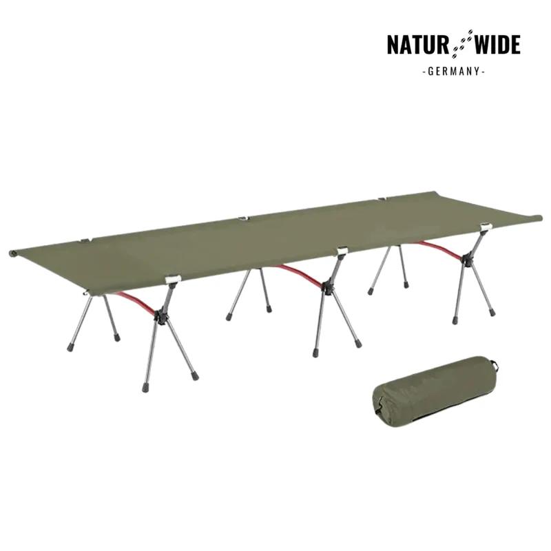 Naturwide Outdoor Feldbett – Ultraleicht & Faltbar