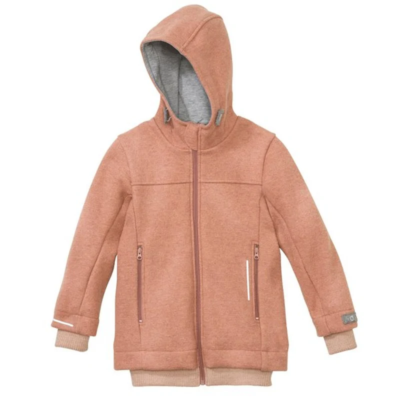 Outdoor Jacke, wollwalk, rose | disana