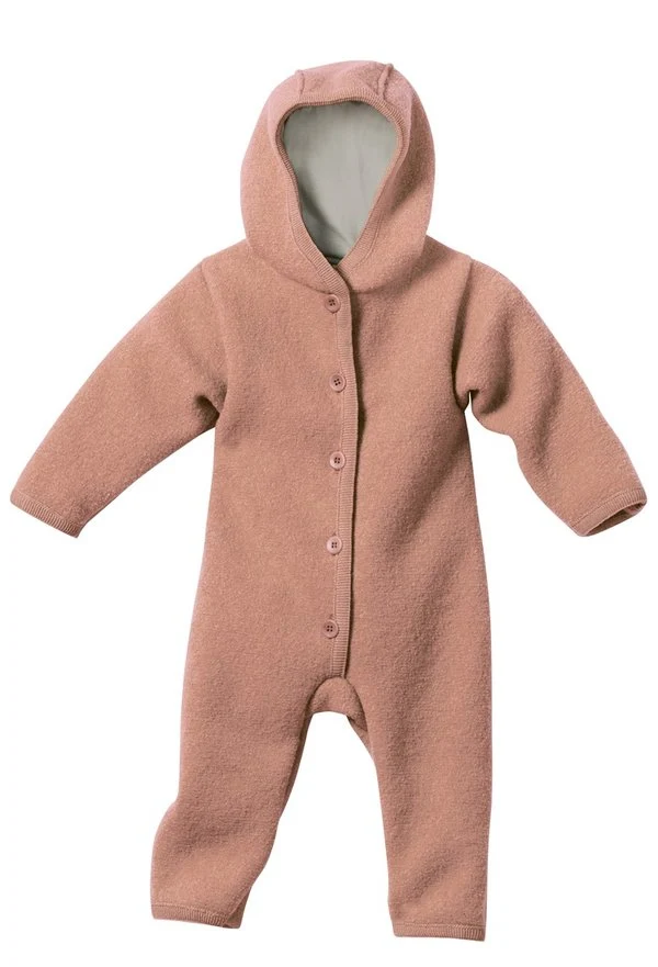 Wollwalk Overall, altrose von disana