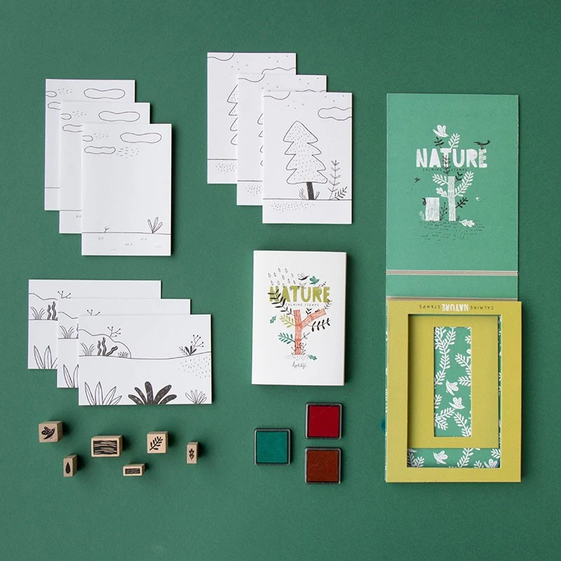 Stempelset Natur. Calming Stamps | Londji