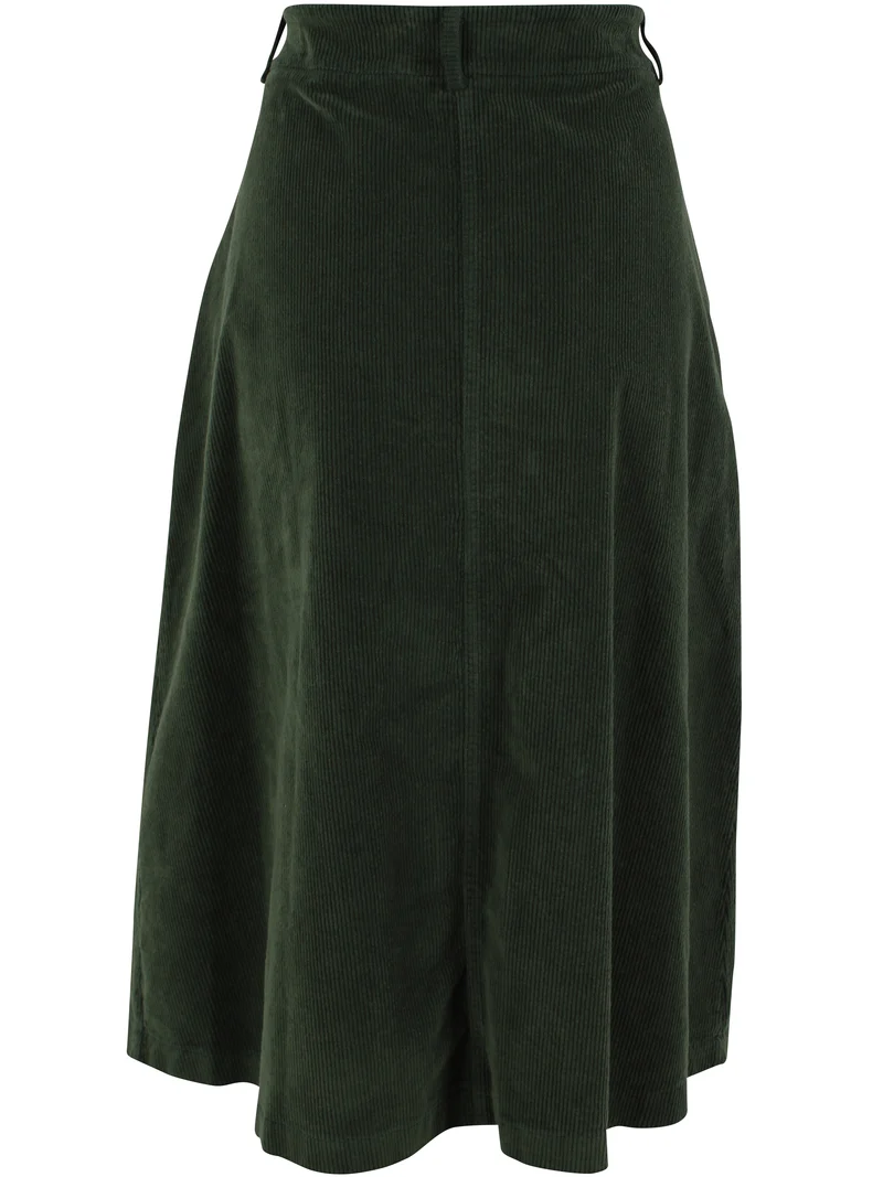 Danesweetie Cord Stretch Skirt Dark Forest