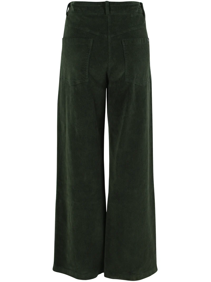 Daneworld Cord Stretch Pants Dark Forest
