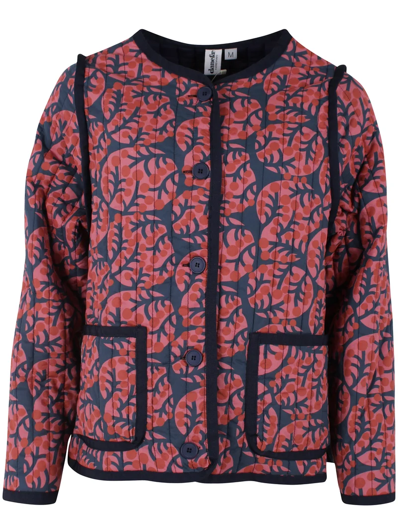 Danelocomotive Quilt Jacket Berry Compote MACRO MICRO