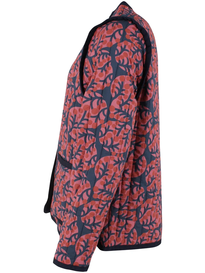 Danelocomotive Quilt Jacket Berry Compote MACRO MICRO