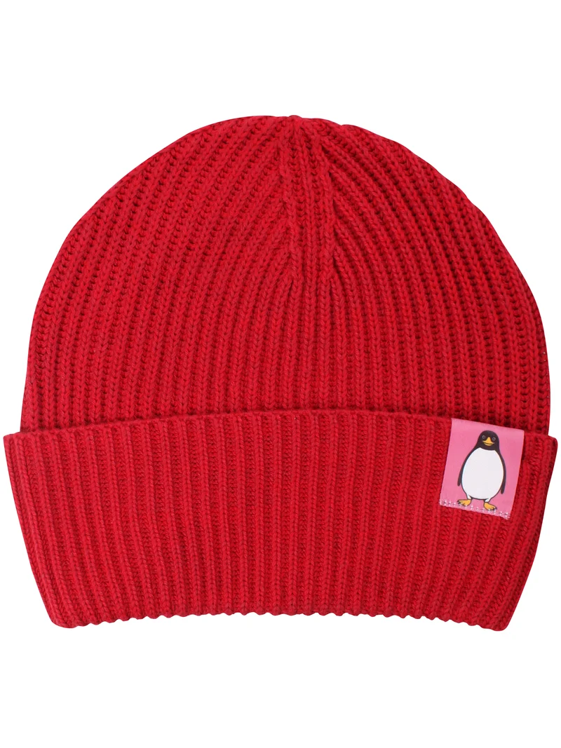 Dyrland Cotton Beanie Dark Red PINGVIN
