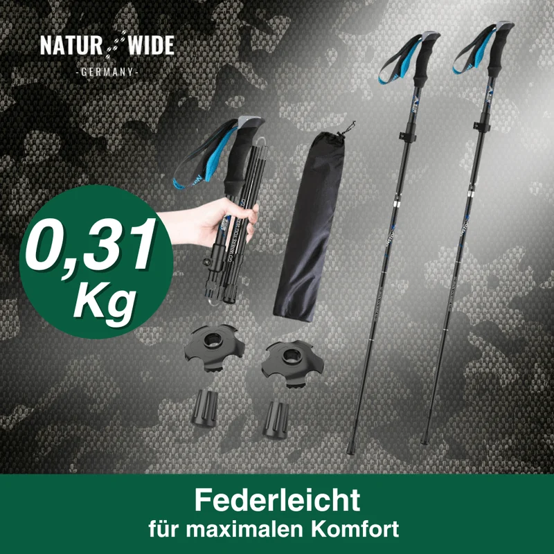 TrekMaster – Ultraleichte Wanderstöcke für jedes Gelände