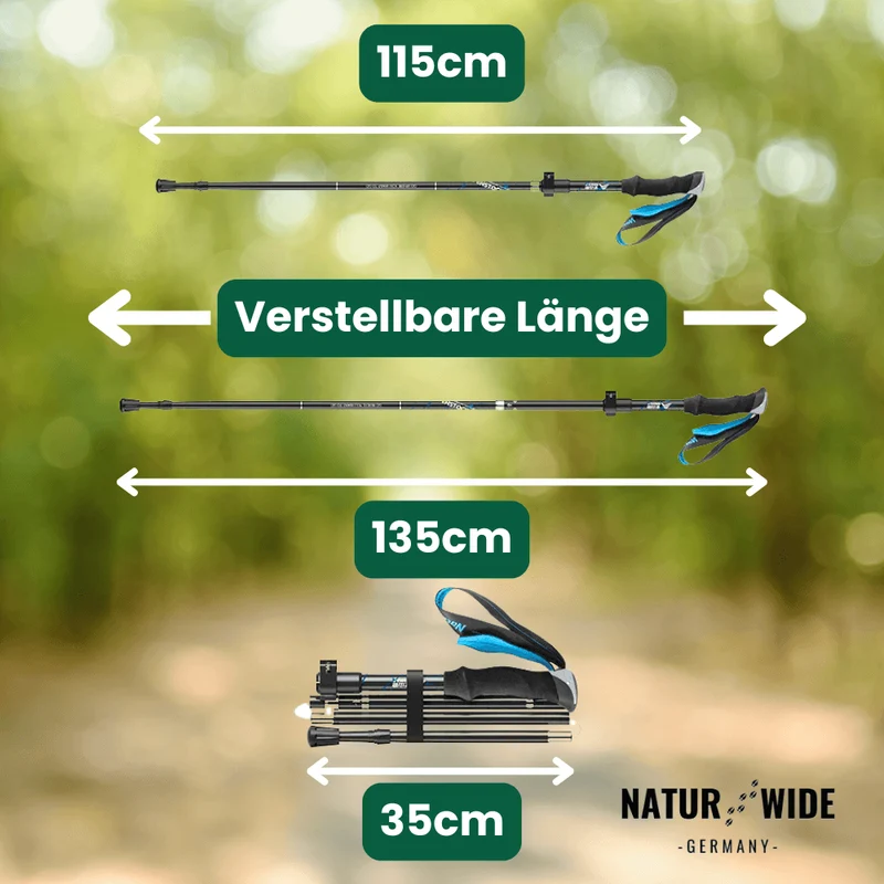 TrekMaster – Ultraleichte Wanderstöcke für jedes Gelände