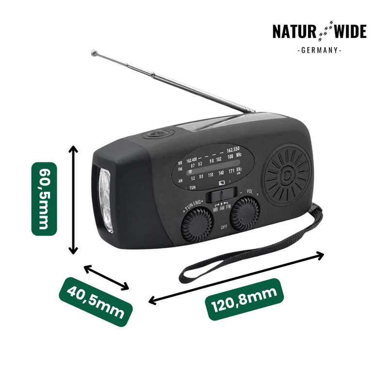 Notfall All in One Radio – Energie und Information in Blackout Notfällen