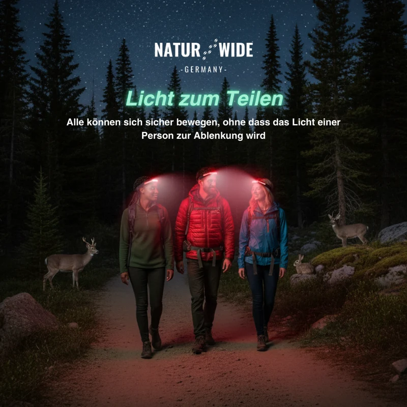 Naturwide Stirnlampe Pro MAX - Das Original