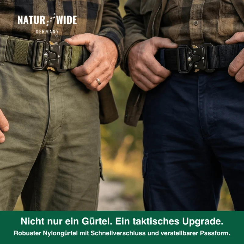 Taktischer Outdoor-Gürtel - Dein zuverlässiger Begleiter in jeder Lage
