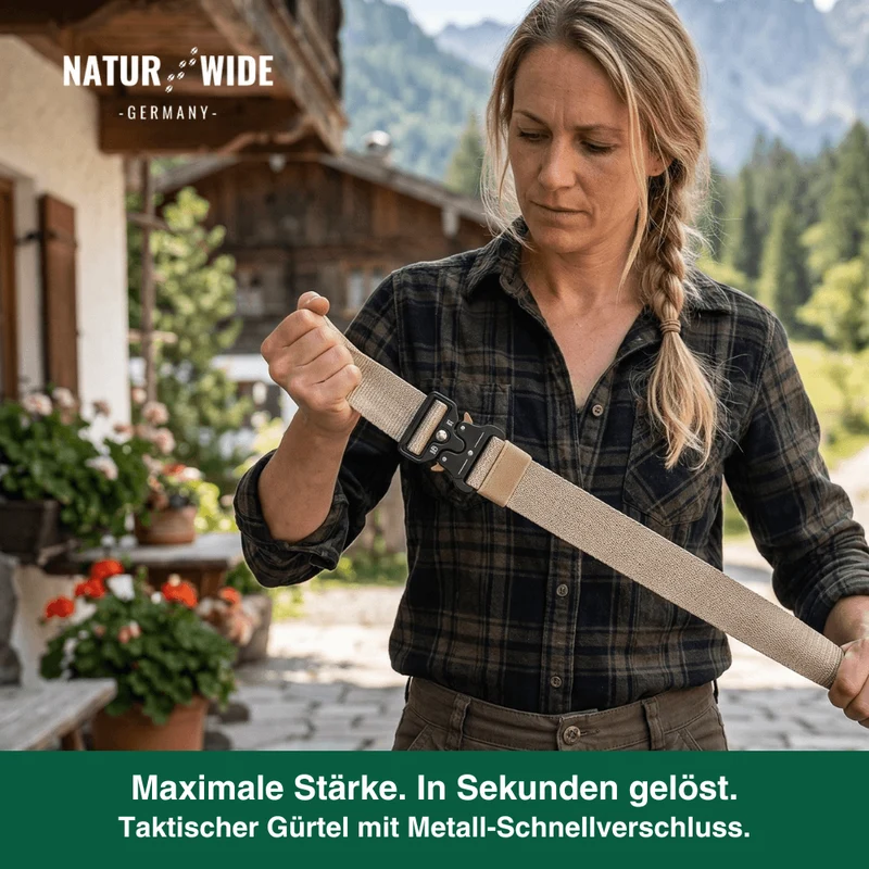 Taktischer Outdoor-Gürtel - Dein zuverlässiger Begleiter in jeder Lage