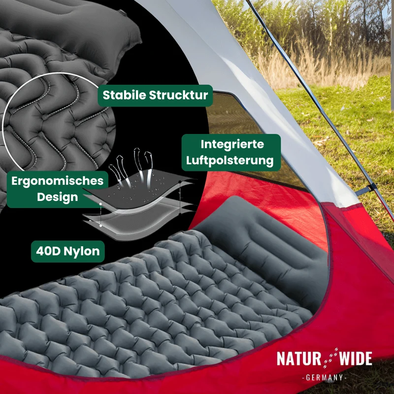Ultraleichte & kompakte Isomatte - perfekt für unterwegs & Abenteuer