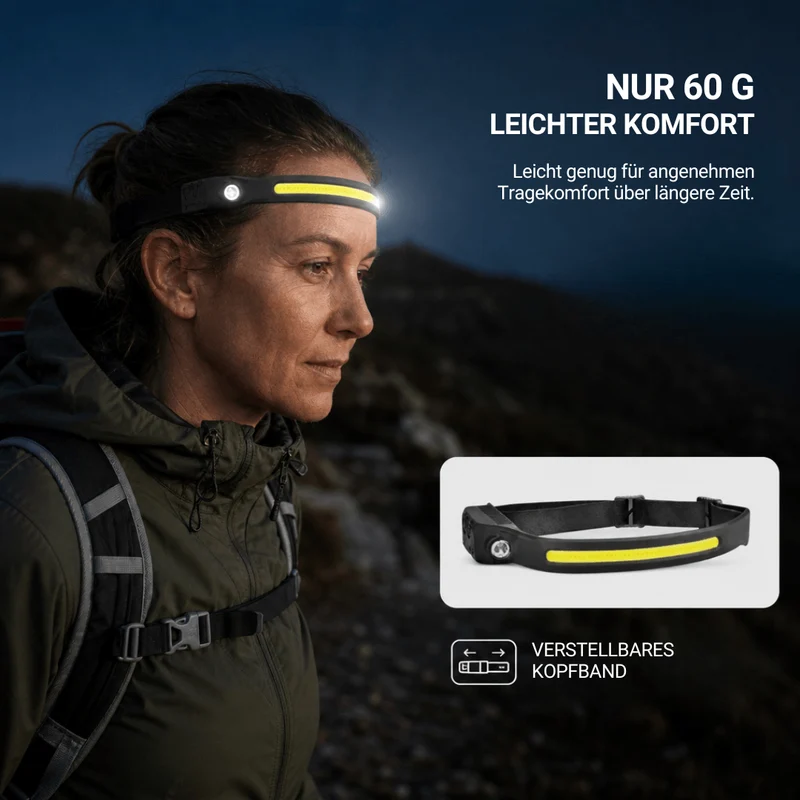 Naturwide Stirnlampe - Das Original