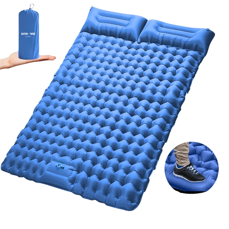 Ultraleichte kompakte 2 in 1 Isomatte – Ideal für jedes Abenteuer zu zweit.