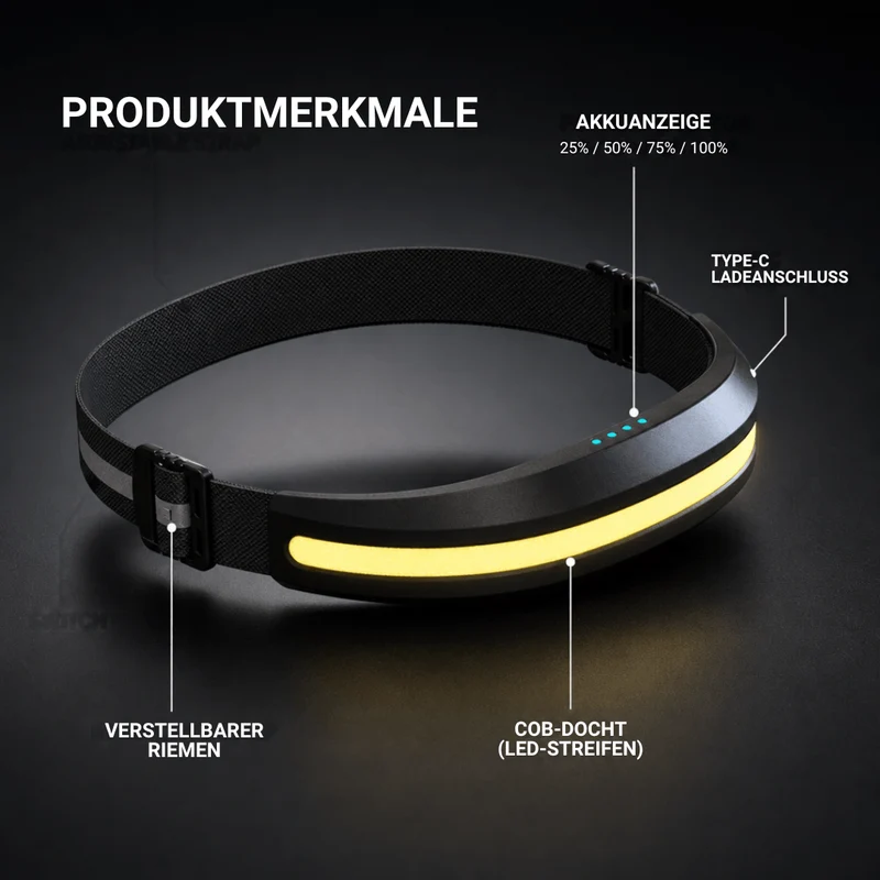 Naturwide Stirnlampe Pro - Das Original