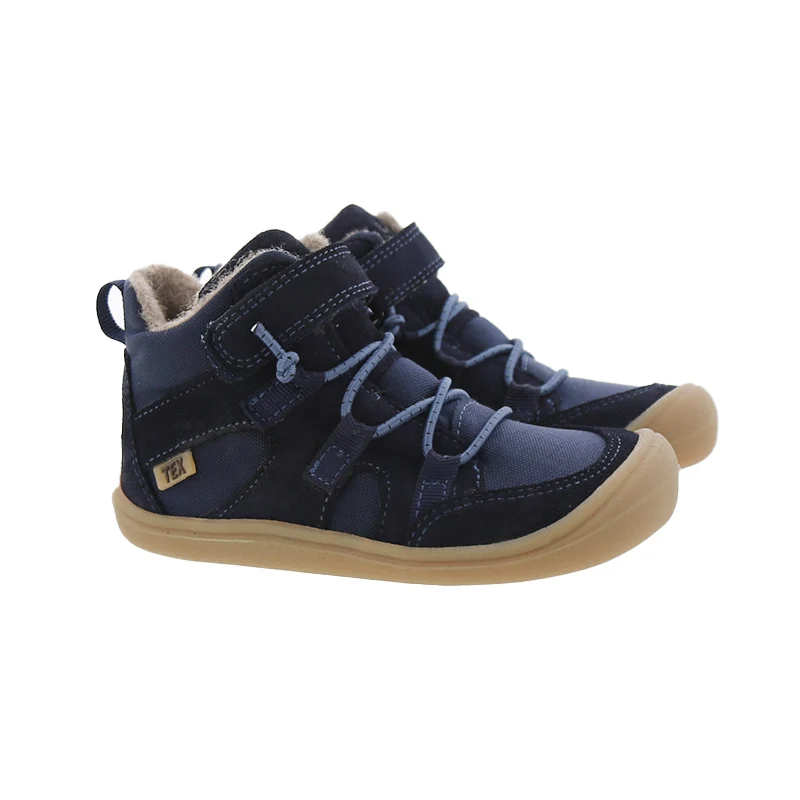 Koel Barfußschuhe, Beau-Merino mit Tex, blau | Koel