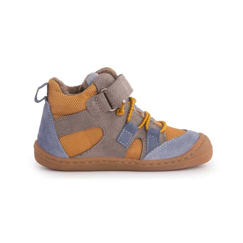 Koel Barfußschuhe, Beau-Merino mit Tex, gelb-blau | Koel