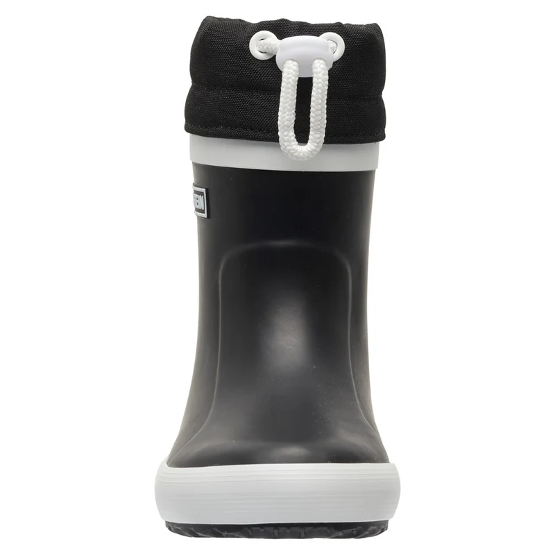 Thermo Gummistiefel, Winter, Schwarz, mit Zugband | Bergstein