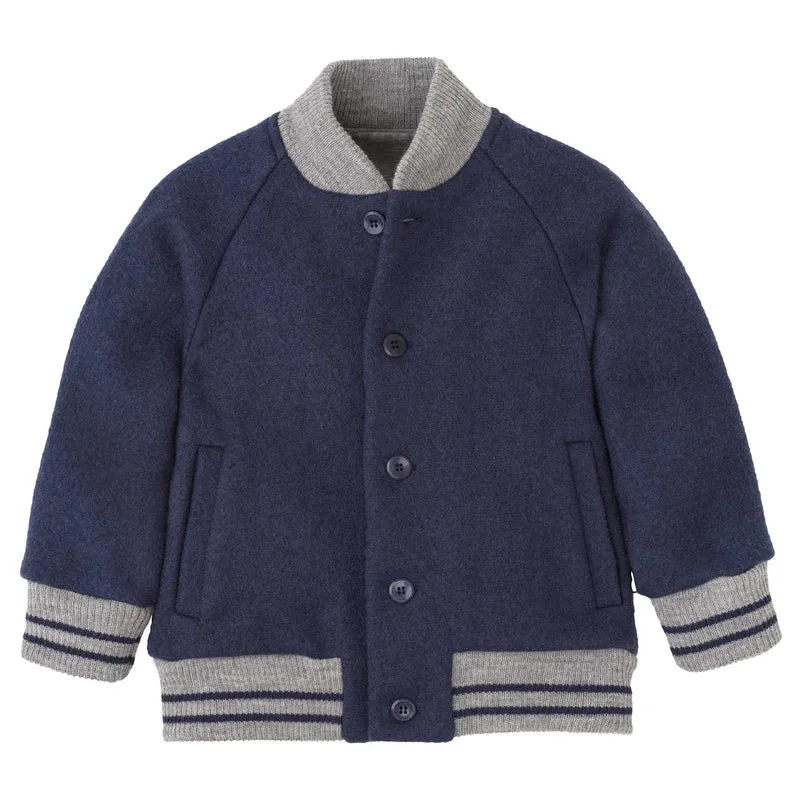 College-Jacke - Wollwalk - indigo | disana