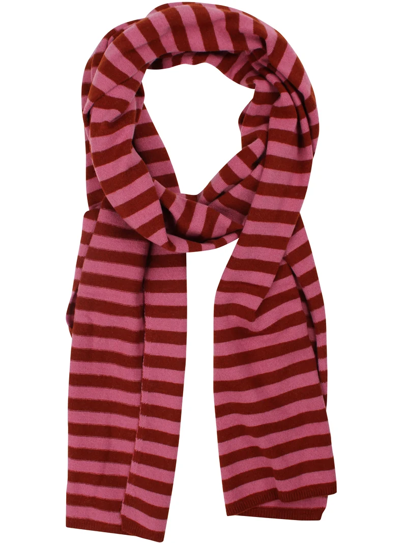Danebundle-Up Merino Wool Scarf Chili/Berry Compote