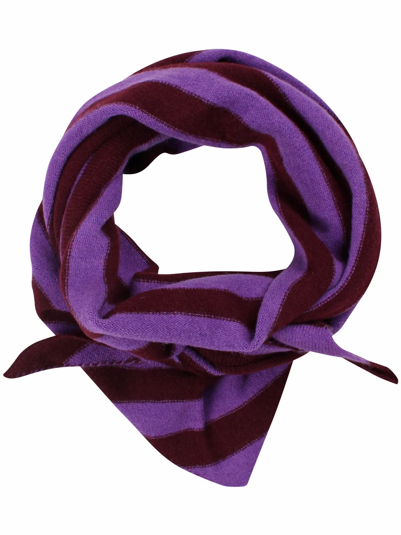 Danecharmer Merino Wool Scarf Dark Wine/Purple