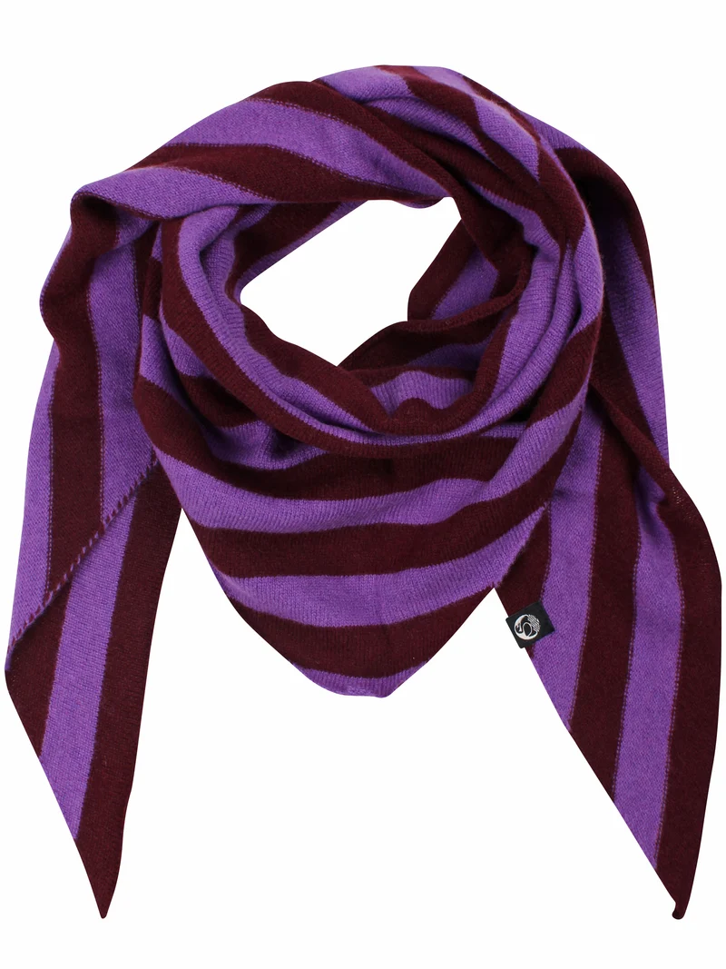 Danecharmer Merino Wool Scarf Dark Wine/Purple