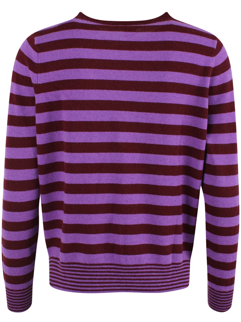 Daneletter Merino Wool Sweater Purple/Dark Wine