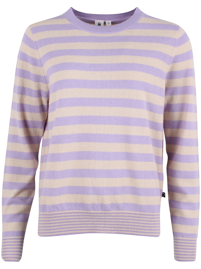 Daneletter Merino Wool Sweater Ice Lilac/Light Beige