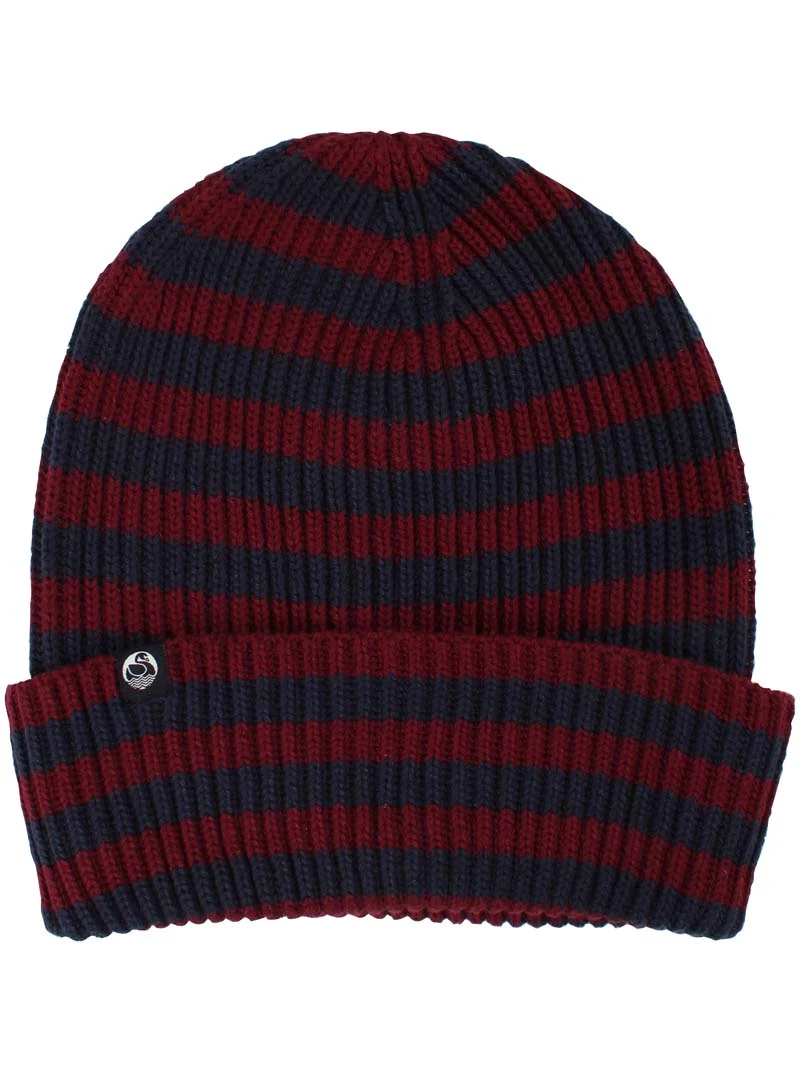 Danefolk Cotton Beanie Dk Merlot/Dk Navy